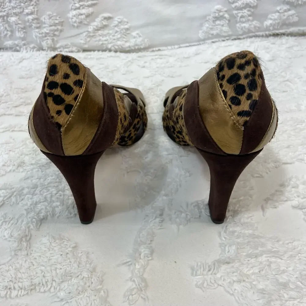 STEVEN by STEVE MADDEN Heels Suede and Leather Women's Sz 9.5 Nightwear Coquette
